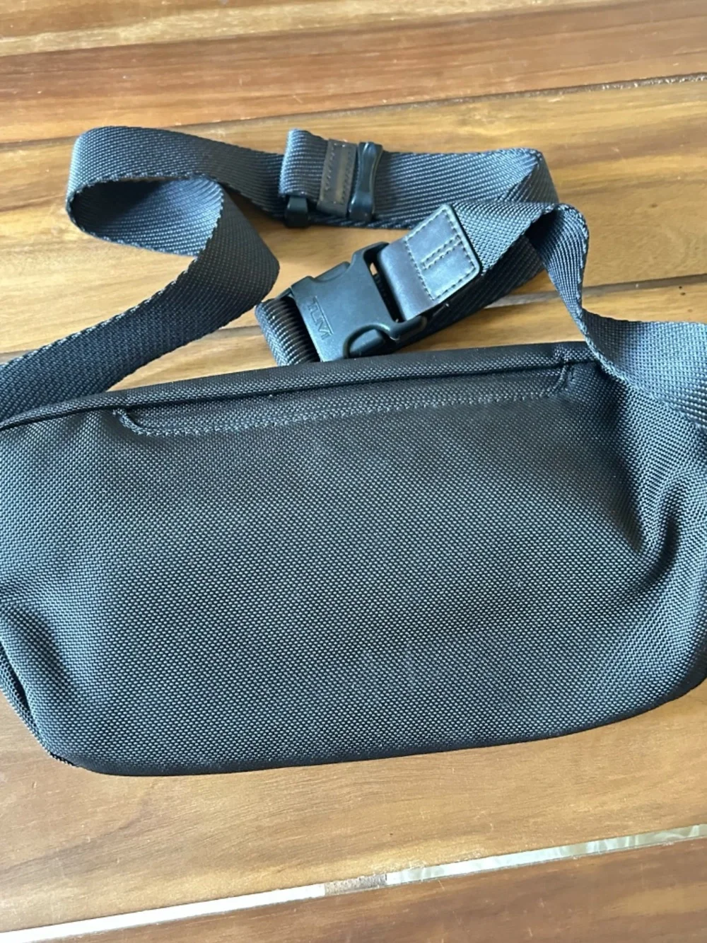 Tumi Milton Belt Bag Ballistic Nylon Waist Fanny Pack Black 131508